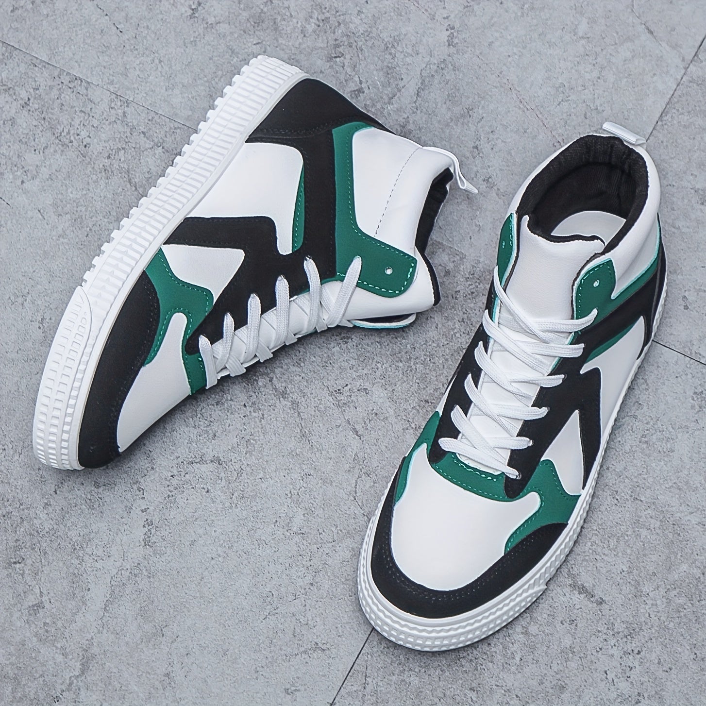 Men's High Top Lace-up Skate Shoes Assorted Colors