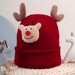 Christmas Deer Woolen Hat Unisex Year Presents Christmas Gift For Her