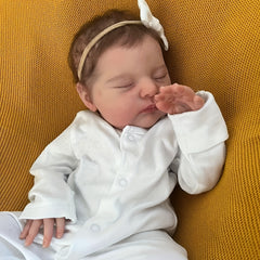 19' Newborn Baby Reborn Doll with 3D Skin, Top Makeup