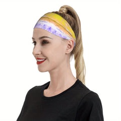 Vibrant Tie Dye Headband for Sports & Casual Outfits