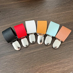 Travel Hat Clip Outdoor Storage PU Leather Sunshade Straw Hat Access