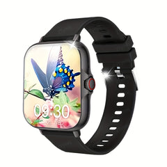 Full Touch Smartwatch: Wireless Calling, Notifications, USB Charging