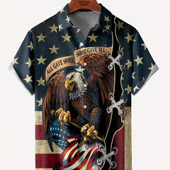 Independence Day 4th Of July Casual Short Sleeve Shirt