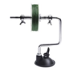 Portable Vacuum Spooling System for Effortless Fishing Line Winding