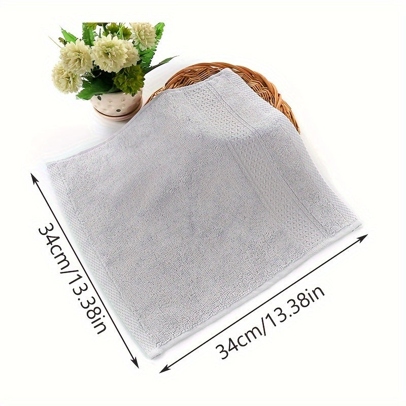 4pcs Square Towels Portable Pure Cotton Towels