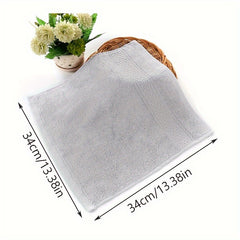 4pcs Square Towels Portable Pure Cotton Towels