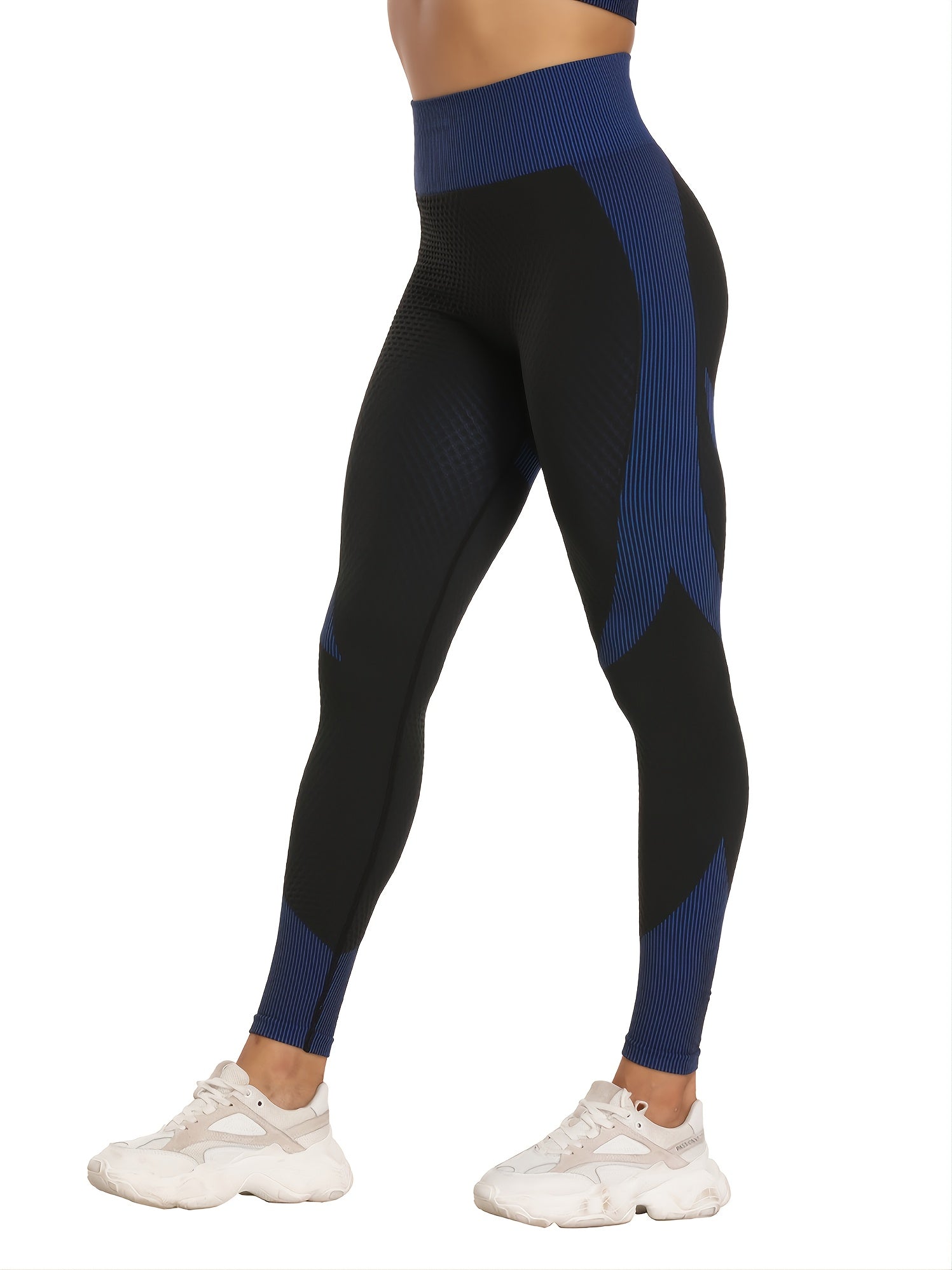 High Elastic Knitted High Waist Yoga Leggings