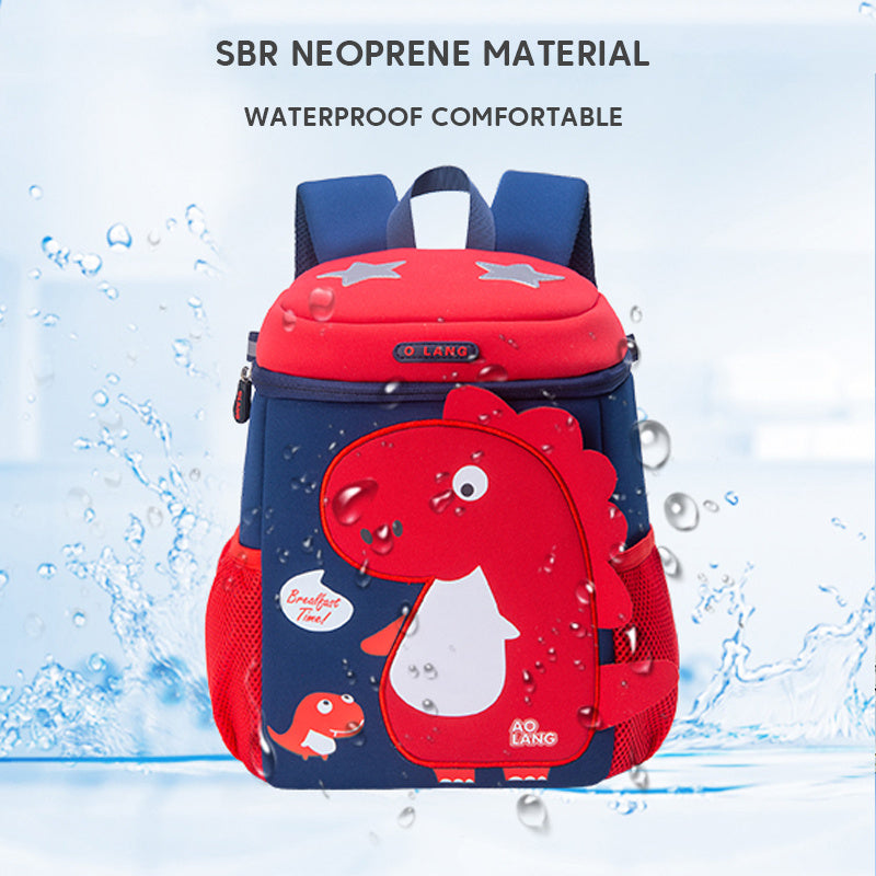 Dinosaur School Bag Cartoon Backpack Large Capacity Adjustable