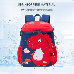 Dinosaur School Bag Cartoon Backpack Large Capacity Adjustable