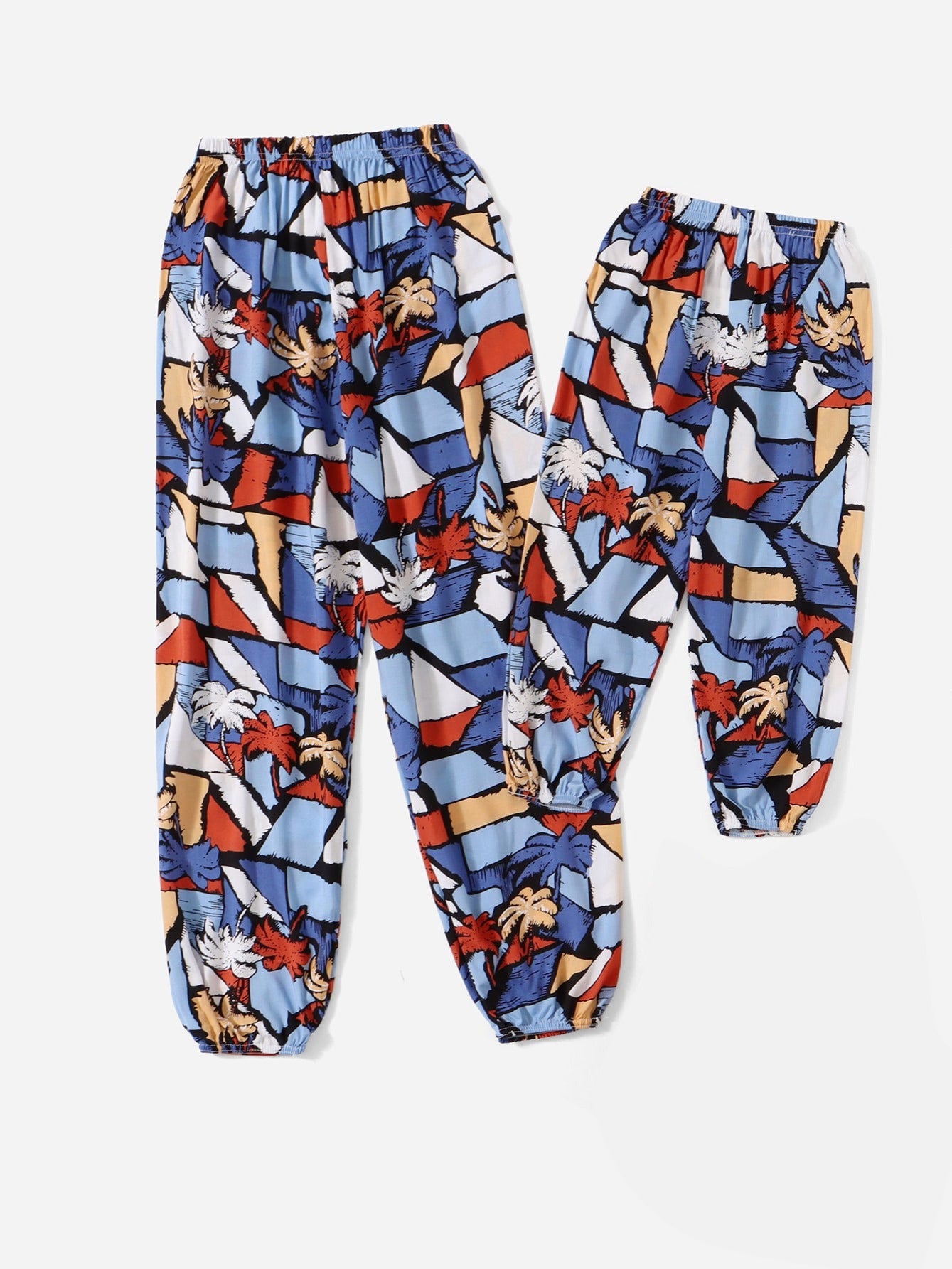 Toddler Girls Graphic Print Pants Kids Clothes Summer