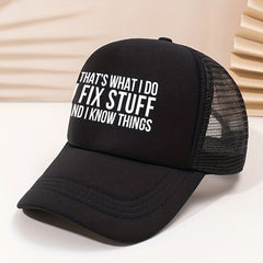 Hip Hop Mesh Trucker Hat Sunscreen Dad Cap