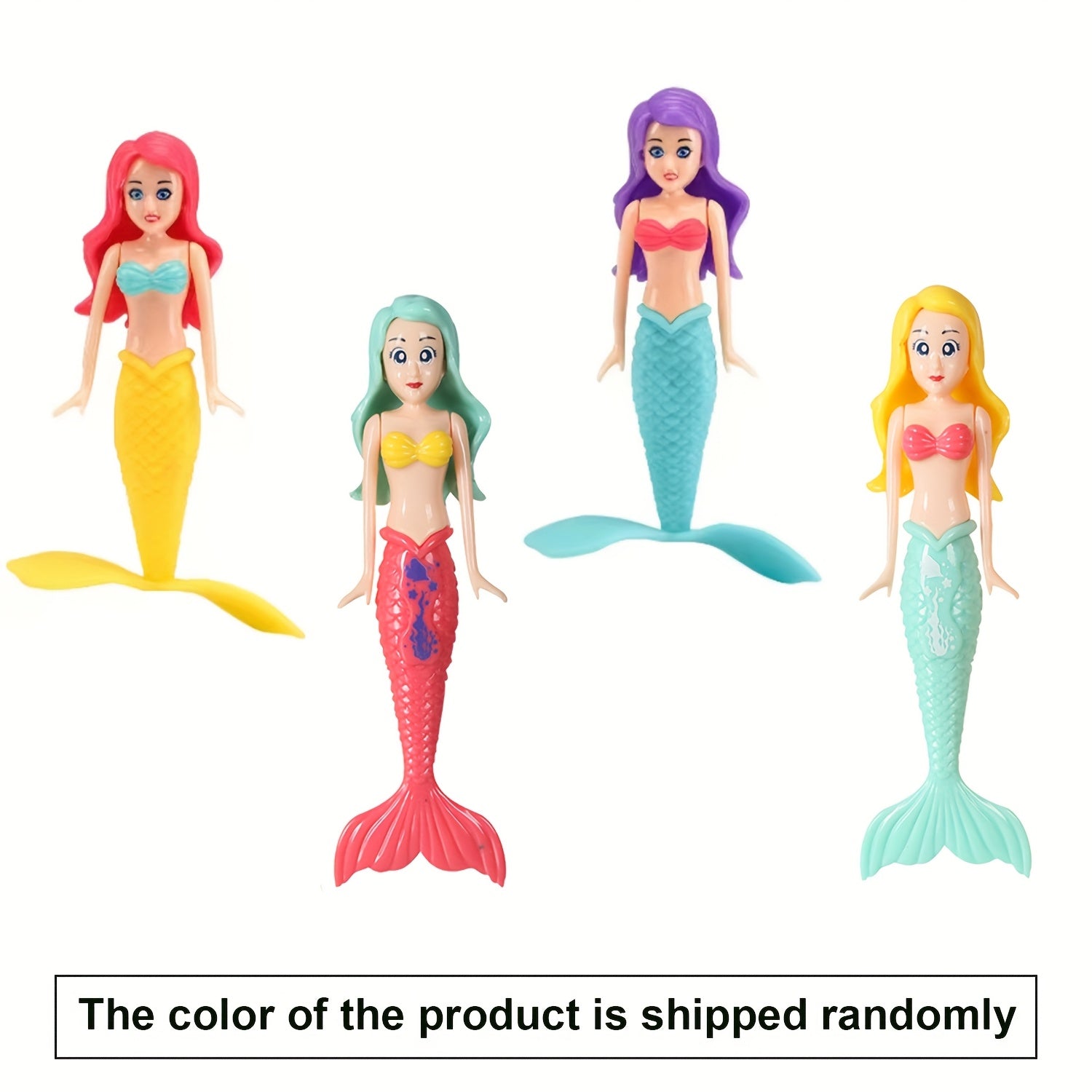 Mermaid Kids Water Toy Shell Spinner Diving Toy Fun for Swimming