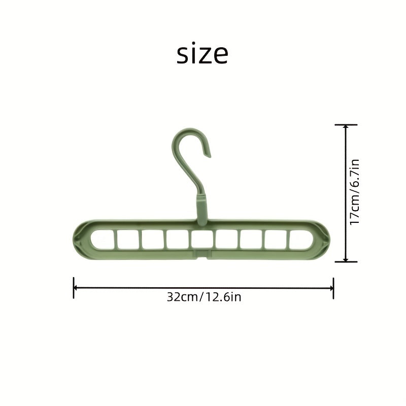 Multifunctional 9 Hole Hanger for Clothing Stores