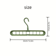 Multifunctional 9 Hole Hanger for Clothing Stores