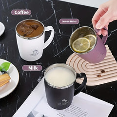 350ml Stainless Steel Water Cup Leakproof Coffee Cup