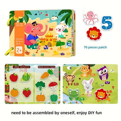 Family Activity Book: Educational Puzzle Toy for Kids