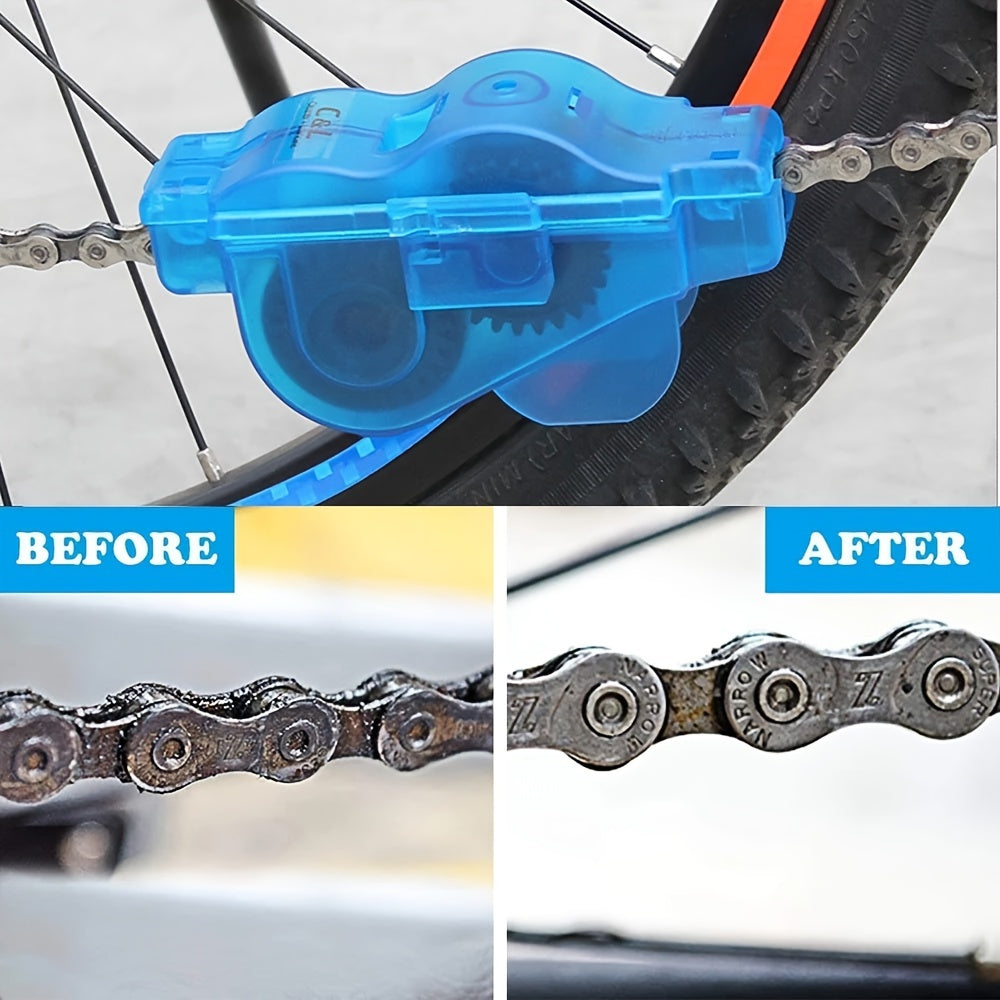 5pcs Bicycle Cleaning Chain Tool Set Small Brush Chain Washer Combination