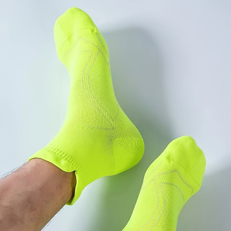 Sports Ankle Socks Breathable Cotton Solid Tide Deodorant Wear Resistant