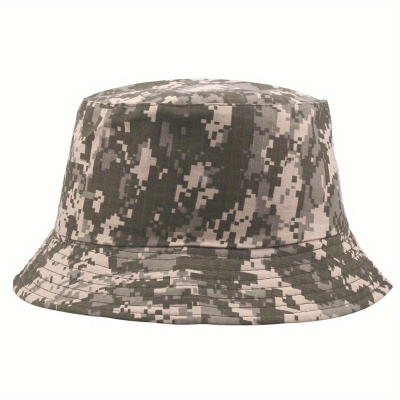 Camouflage Bucket Hat Outdoor Travel Hat Fishing Hat Male Basin Hat
