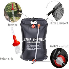 20L Solar Camping Shower Bag for Outdoor Travel and Hygiene