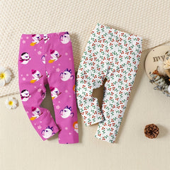 Toddler Girls Little Ghost & Flower Leggings Set 2pcs