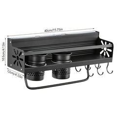 Kitchen Seasoning Rack With Hook - Household Wall Mounted Storage