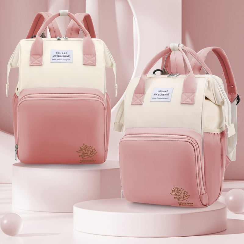 Fashionable Mother Bag Portable Waterproof Backpack Large Capacity Bag