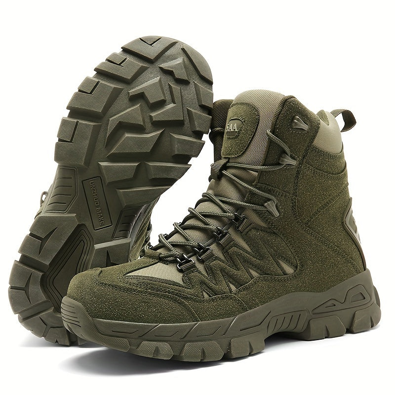 Men's High Top Hiking Shoes Non Slip Thermal Boots