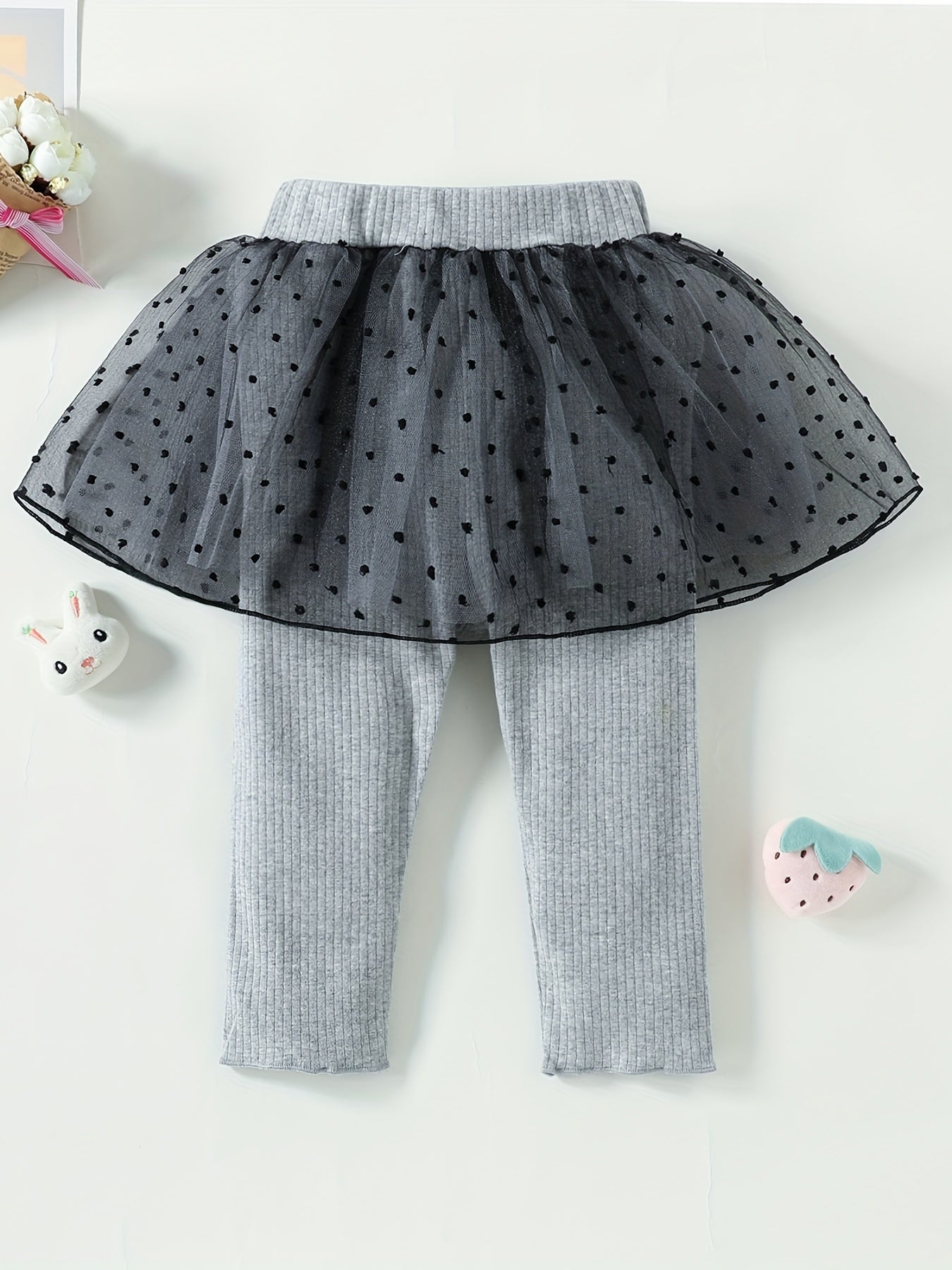 Toddler 2 In 1 Legging With Lace Pants