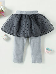 Toddler 2 In 1 Legging With Lace Pants
