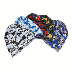 Mesh Holes Breathable Camo Men's Pullover Beanie Hat