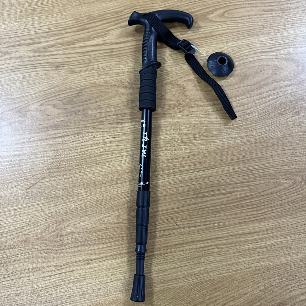 4 Section Portable Outdoor Folding Trekking Pole Walking Hiking Stick