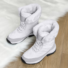 Women's Waterproof Plush Lined Snow Boots