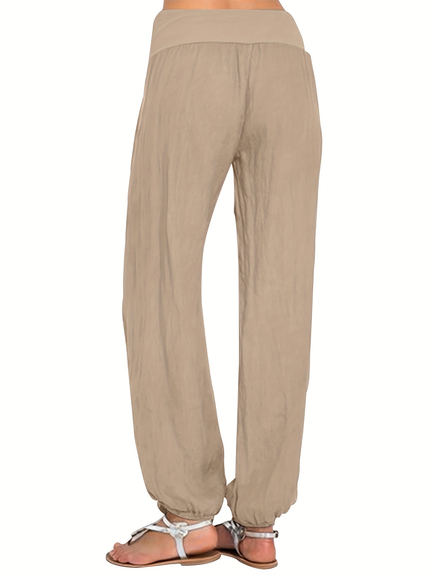 Women's Wide Leg Casual Pants with Pockets