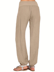 Women's Wide Leg Casual Pants with Pockets
