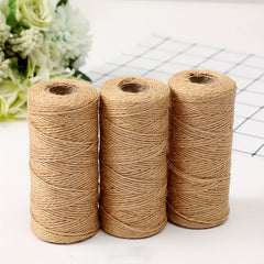 50m Jute Line 2mm Diameter Burlap Ribbon Gardening Rope Heavy Duty