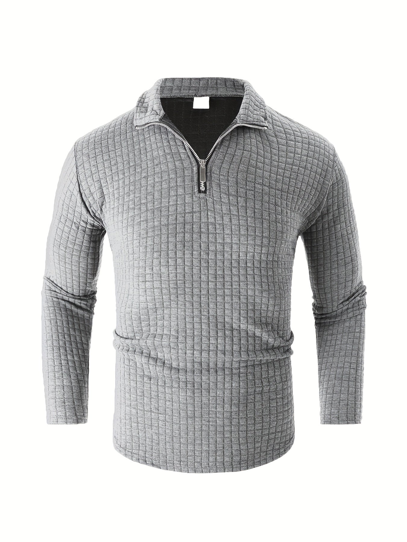 Men's Stand Collar Zip Sweatshirt
