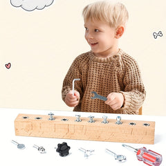 Screwdriver Board Set Lock and Key Toys Nuts and Bolts Children's Tool Toys