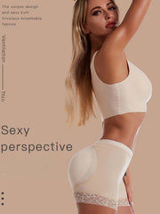 Breathable Padded Breeches False Buttocks Hip Lifting Pants