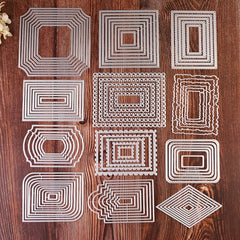 1pc Nesting Frame Metal Cutting Dies For Card Making Embossing Cut Die