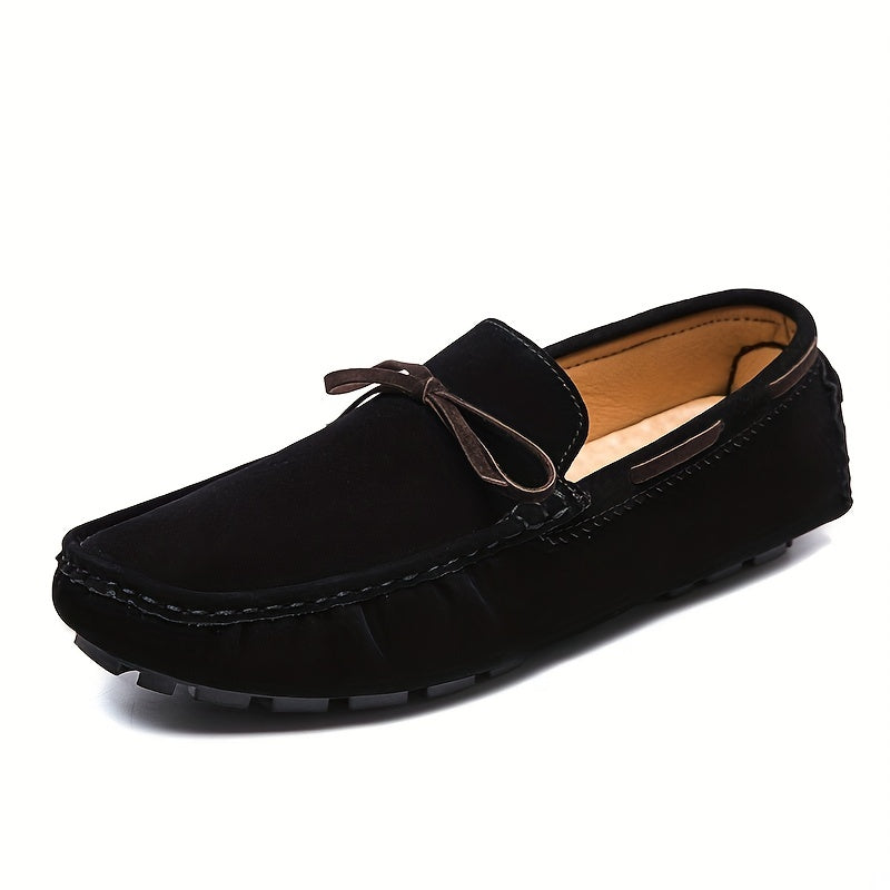 Men's Bowknot Loafer Shoes Non slip Moccasin Spring Summer