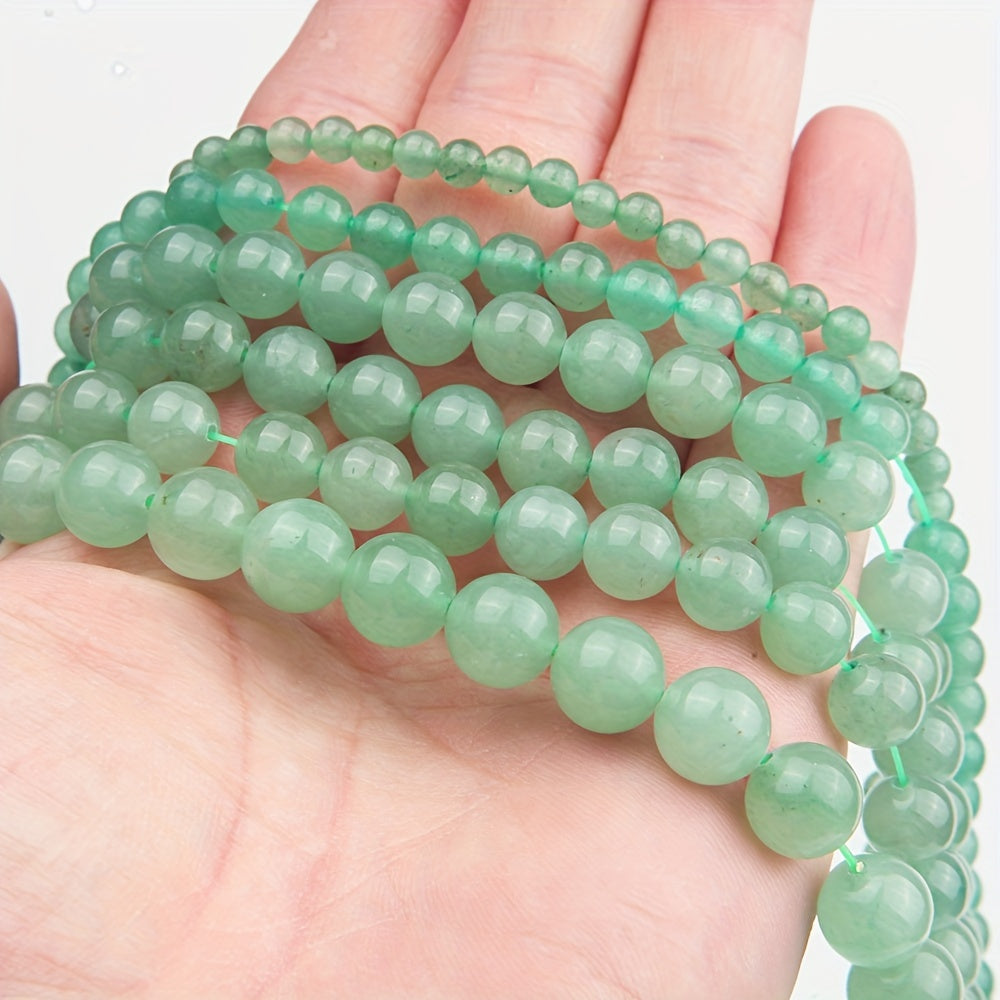 Green Aventurine Loose Beads 4-10mm for Jewelry Making