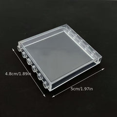 9pcs Window Panels Set for Building Blocks Durable Plastic Halloween Christmas