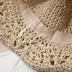 Sunshade Straw Hat for Kids 2-5 Years Old