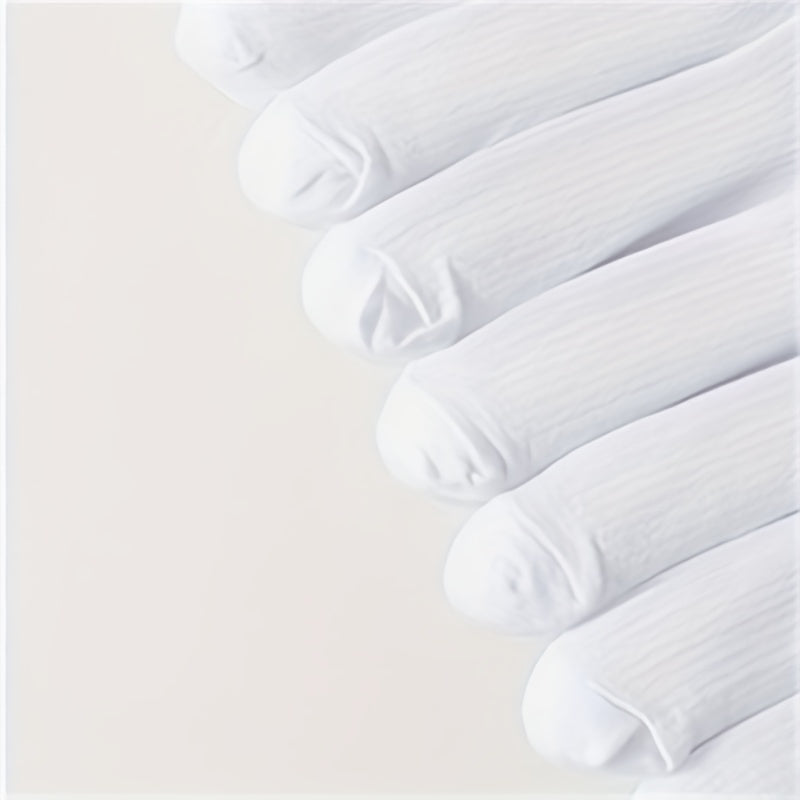 20 Pairs Solid Socks Comfy & Breathable Women's Stockings