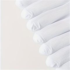 20 Pairs Solid Socks Comfy & Breathable Women's Stockings