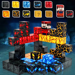 Magnetic Building Blocks Miner for Kids Toys STME Puzzle Imagination Toy