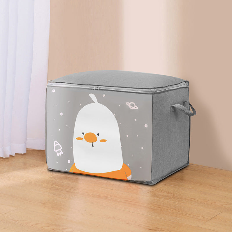 Cartoon Quilt Clothes Storage Bag Large Capacity