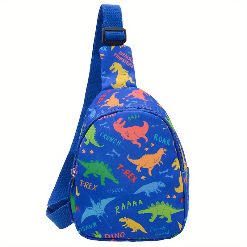 Kids Dino Excavator Chest Bag Lightweight Crossbody Bag