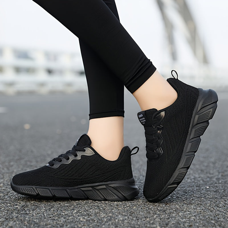 Women's Anti-Slip Athletic Running Shoes - Lightweight Outdoor Mesh Sneakers